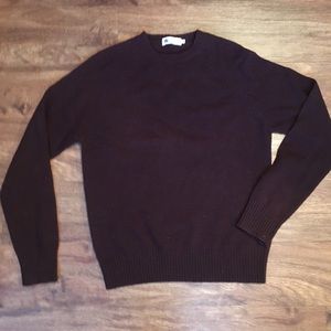 NWOT J. Crew 100% Lambs Wool Sweater Burgundy